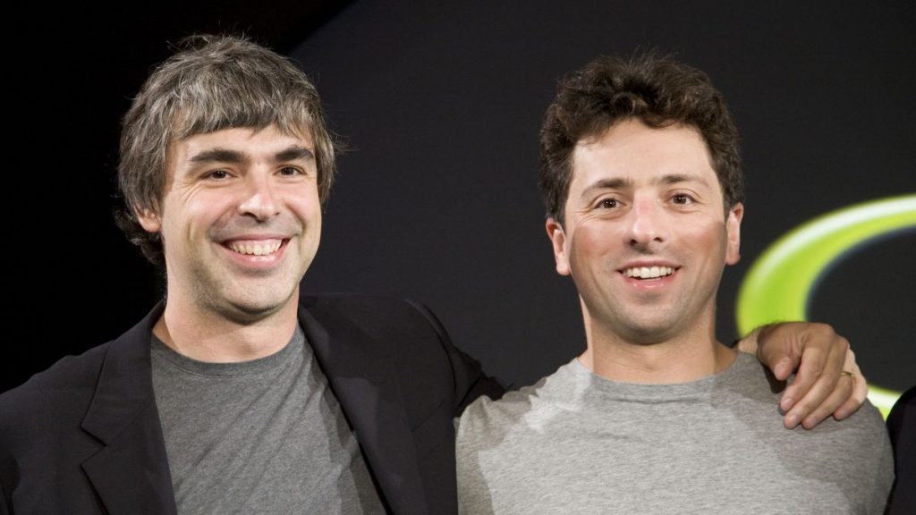 Larry Page và Sergey Brin chính là những người khai sinh ra cái tên Google nổi tiếng
