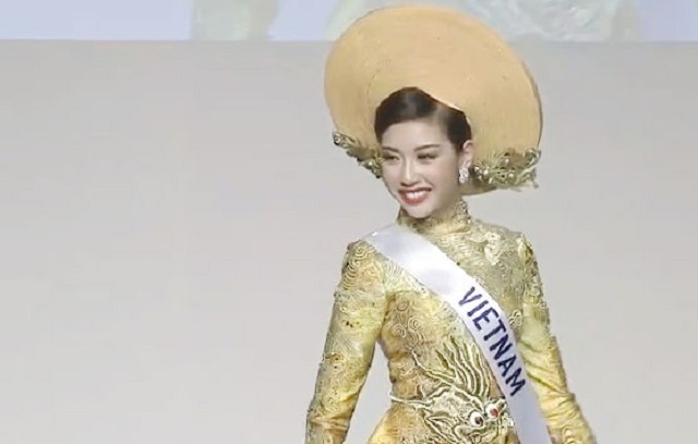 Thúy Vân từng tham gia cuộc thi Hoa hậu Quốc tế diễn ra năm 2015
